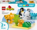 Spoločenská hra: LEGO® DUPLO® 10442 Rodinky divokých zvierat: Tučniaky a levy (LEGO). LEGO, 2025