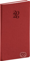 NOTIQUE Vreckový diár Essenza 2026 (čerešňa) (Notique). Notique, 2025