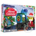Společenská hra: Magnetická stavebnica Adventný kalendár 34 dielov (Magna-Tiles)