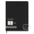 Moleskine – 12-mesačný týždenný vertikálny diár PRO 2026 - čierny (Moleskine). Moleskine, 2025