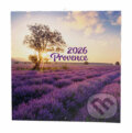 Provence 2026 - nástěnný kalendář (Baloušek). Baloušek, 2025