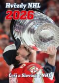 Kniha: Hvězdy NHL 2026 (Jan Velart, Dan Hübsch, Patrik Czepiec a Miroslav Votava). Alicanto, 2025