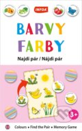Spoločenská hra: Najdi pár - Barvy /  Nájdi pár - Farby (neuveden). INFOA, 2025