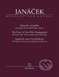 Kniha: Zápisník zmizelého (Leoš Janáček). Bärenreiter Praha, 2025
