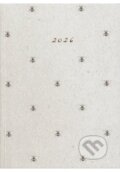 Diár 2026 - včely (Lucia Barabasová). Marigold journal, 2025