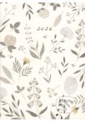 Diár 2026 - lúčne kvety (Lucia Barabasová). Marigold journal, 2025