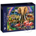 Puzzle: Puzzle Africká savana (Robinson Howard). Bluebird