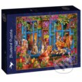 Puzzle: Puzzle Okenné police Mačky (Bluebird). Bluebird, 2025