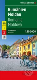 Rumunsko, Moldavsko 1: 500 000 (freytag&berndt). freytag&berndt, 2025