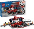 Spoločenská hra: LEGO® City 60443 Zastávka v F1® a Pit Crew s autom Ferrari (LEGO). LEGO, 2025