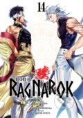 Kniha: Record of Ragnarok, Vol. 14 (Shinya Umemura a Takumi Fukui). Viz Media, 2025