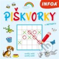 Kniha: Piškvorky + Aktivity - modrý zošit/modrý sešit (INFOA). INFOA, 2025