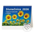 Kalendář stolní 2026 - Slunečnice (Helma365). Helma365