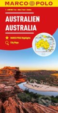 Kniha: Australie 1:4m (Marco Polo). Marco Polo, 2023