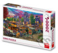 Puzzle: Puzzle Malovaný Amsterdam (Dino). Dino, 2025