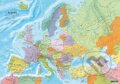 Európa nástenná mapa politická Poster 1:6M, freytag&berndt, 2017