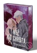 Kniha: Nôž do chrbta (K.M. Moronova). Motýľ, 2026