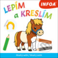 Kniha: Lepím a kreslím - Modrý sešit / Modrý zošit (INFOA). INFOA, 2026