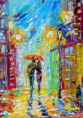 Puzzle: Rainy Romance in the City (Enjoy). Enjoy