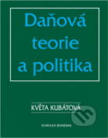 Kniha: Daňová teorie a politika (Květa Kubátová). Eurolex Bohemia, 2000