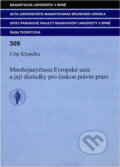 Kniha: Mnohojazyčnost Evropské unie a její důsledky pro českou právní praxi (Filip Křepelka). Masarykova univerzita, 2007