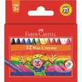 Voskovky detské 12 farebné, 90 mm (Faber-Castell). Faber-Castell, 2026