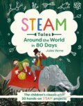 Kniha: Around the World in 80 Days (Jules Verne a Katie Dicker). Welbeck, 2021