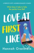 Kniha: Love at First Like (Hannah Orenstein). Headline Eternal, 2019