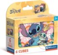 Spoločenská hra: Obrázkové kostky Stitch (6 kostek) (Clementoni). Clementoni, 2026