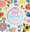 Kniha: 200 Embroidered Flowers (Kristen Gula). David and Charles, 2018