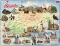 Puzzle: Mapa Slovenska (REI162) (Larsen). Larsen, 2026