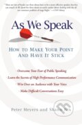 Kniha: As We Speak (Peter Meyers a Shann Nix). Simon & Schuster, 2012