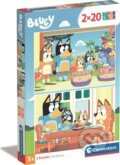 Puzzle: Puzzle Bluey 2x20 dílků (Clementoni). Clementoni, 2026