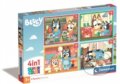 Puzzle: Puzzle Bluey 4v1 (12+16+20+24 dílků) (Clementoni). Clementoni, 2026