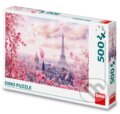 Puzzle: Puzzle 500: Eiffelovka v růžovém (Dino). Dino, 2026