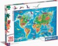 Puzzle: Puzzle Dinosauří mapa 180 dílků (Clementoni). Clementoni, 2026