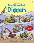 Kniha: First Sticker Book Diggers (Sam Taplin). Usborne, 2008