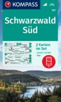 887 Schwarzwald Süd 1: 50 000 (Kompass). Kompass, 2023