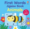 Kniha: First Words Jigsaw Book: Animals (Kate Nolan). Usborne, 2026