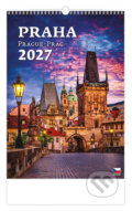 Praha 2027 - nástěnný kalendář (Helma). Helma, 2026