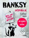 Kniha: Banksy inšpiruje (Giulia Manzi a Sabina De Gregori). Rebo, 2026