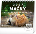 NOTIQUE Stolový kalendár Mačky 2027 (Notique). Notique, 2026