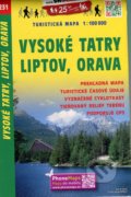 Vysoké Tatry, Liptov, Orava 1:100 000, 2020