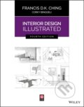 Kniha: Interior Design Illustrated (Corky Binggeli a Francis D. K. Ching). John Wiley & Sons, 2018