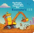 Kniha: Excavator’s 123: Goodnight, Goodnight, Construction Site (Ethan Long a Sherri Duskey Rinker). Chronicle Books, 2019