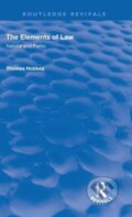 Kniha: The Elements of Law (Thomas Hobbes a Ferdinand Tonnies). Routledge, 2019