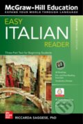 Kniha: Easy Italian Reader, Premium Third Edition (Riccarda Saggese). McGraw-Hill, 2020
