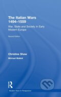 Kniha: The Italian Wars 1494-1559 (Christine Shaw a Michael Mallett). Routledge, 2018