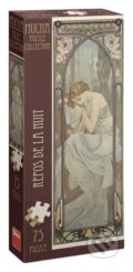 Puzzle: Puzzle 75 Alfons Mucha Odpočinek noci (Dino). Dino, 2026