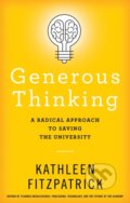 Kniha: Generous Thinking (Kathleen Fitzpatrick). Johns Hopkins University, 2021